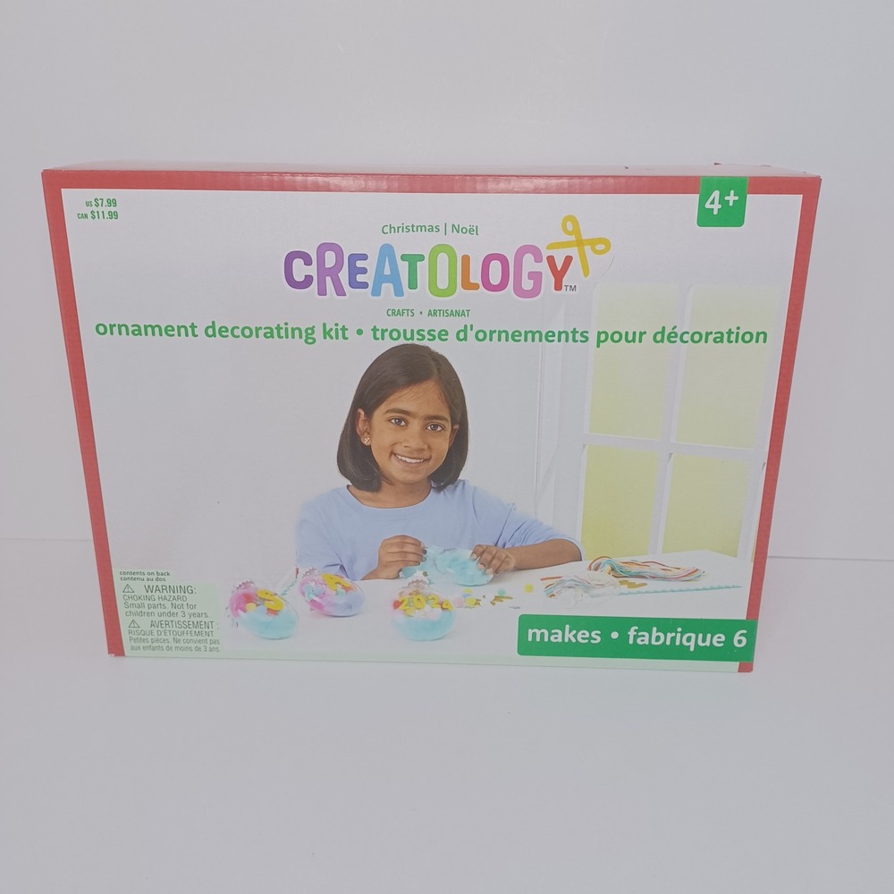 Creatology Ornamentโ Decorating Kit Christmas Crafts Kids Ages 4+ NEW